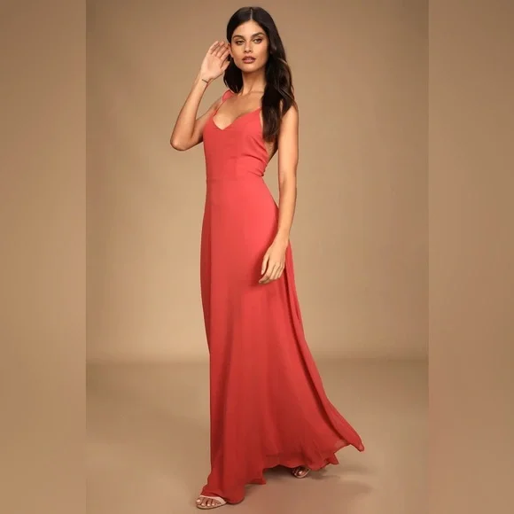 Lulus | Dresses | Rusty Rose Maxi Dress Perfect For Fancy Dinner Parties Weddings And More | Poshmark Lulus | Dresses | Rusty Rose Maxi Dress Perfect For Fancy Dinner Parties Weddings And More | Poshmark